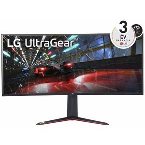 LG UltraGear 37.5 UltraWide-QHD+ Nano IPS gaming monitor (38GN950-B) kép