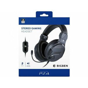 Bigben PS4 Stereo Gaming Headset V3 Titánszürke kép