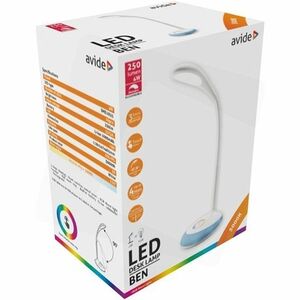 Avide ABLDLRGB-4W-W LED-es asztali lámpa kép