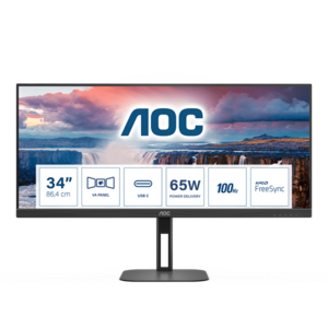 AOC U34V5C/BK 34 WQHD VA monitor (U34V5C/BK) kép