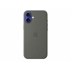 Apple iPhone 16 Plus Accessory (MYYC3ZM/A) Silicone Case with MagSafe - Stone Gray kép