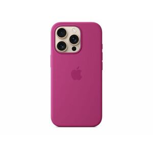 Apple iPhone 16 Pro Accessory (MYYN3ZM/A) Silicone Case with MagSafe - Fuchsia (Seasonal) kép