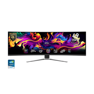 MSI MPG 491CQP 49 DualQHD QD-OLED Ívelt Gaming monitor (9S6-3FA84T-011) kép