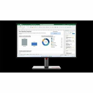 LENOVO ThinkVision P27q-30 27 QHD IPS Monitor (63A2GAT1EU) kép