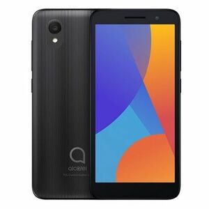 Alcatel 1 (2021) 1/8 GB Dual-Sim (1 2021 DS, BLACK DOMINO) fekete + Telekom Domino kártya kép