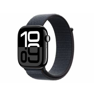 Apple Watch Series 10 Cellular (MWY53QH/A) - 46mm Jet Black Alu Case with Ink Sport Loop kép