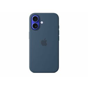 Apple iPhone 16 Accessory (MYY23ZM/A) Silicone Case with MagSafe - Denim kép