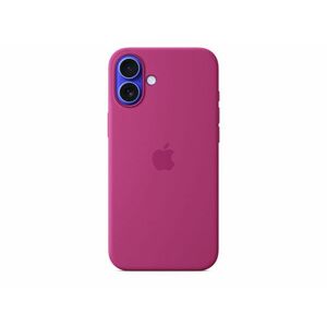 Apple iPhone 16 Plus Accessory (MYYE3ZM/A) Silicone Case with MagSafe - Fuchsia (Seasonal) kép