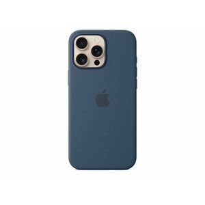 Apple iPhone 16 Pro Max Accessory (MYYU3ZM/A) Silicone Case with MagSafe - Denim kép