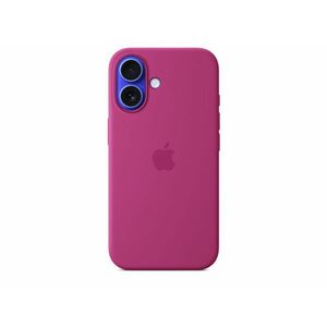 Apple iPhone 16 Accessory (MYY53ZM/A) Silicone Case with MagSafe - Fuchsia (Seasonal) kép