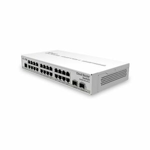 MIKROTIK CRS326-24G-2S+IN 24-portos asztali Switch kép