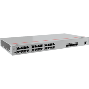 Huawei eKit Switch 24x1000Mbps (400W PoE+) + 4x1GE (SFP) + 1konzol port, S310-24P4S kép