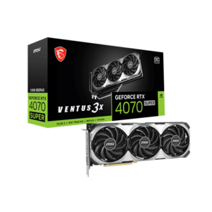 MSI Geforce RTX 4070 SUPER VENTUS 3X 12GB DDR6X OC Videokártya kép