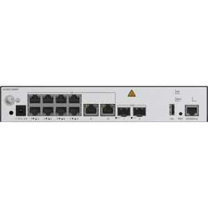 Huawei eKit Switch 10x1000Mbps + 2x10GE (SFP+) + 1konzol port, USB, AC650-256AP kép