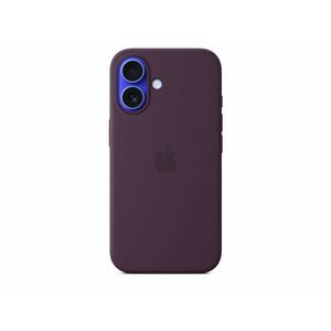 Apple iPhone 16 Accessory (MYY43ZM/A) Silicone Case with MagSafe - Plum kép