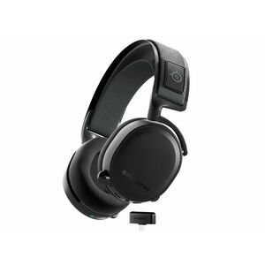 SteelSeries Arctis 7+ Vezeték Nélküli 7.1 Gaming Headset (61470) Fekete kép