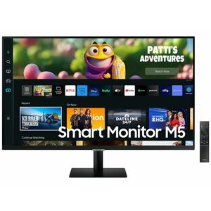 SAMSUNG M5 27 FHD VA Smart monitor (LS27CM500EUXDU) fekete kép