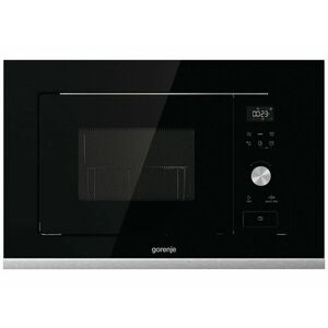 Gorenje BMX201AG1BG Beépíthető Mikrohullámú sütő 800W/1000W 20 liter Fekete kép