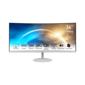 MSI PRO MP341CQW Ívelt Monitor (9S6-3PB2CT-007) Fehér kép