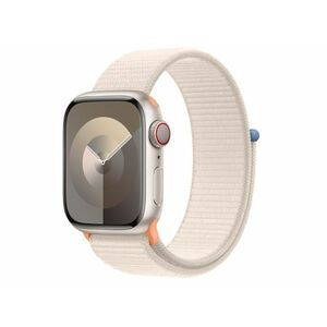 Apple Watch Series 9 GPS, 41mm (MR8V3QH/A) csillagfény alumíniumtok, csillagfény sportpánt kép