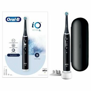 Oral-B iO Series 6 elektromos fogkefe, Black Lava (10PO010381) kép