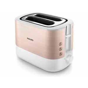 Philips Viva Collection kenyérpirító (HD2638/11) rózsaarany/fehér kép