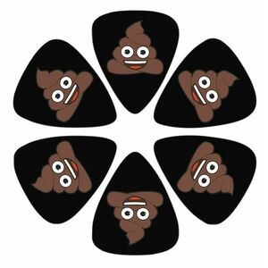 Perri's Leathers Emoji Picks IV Poo kép