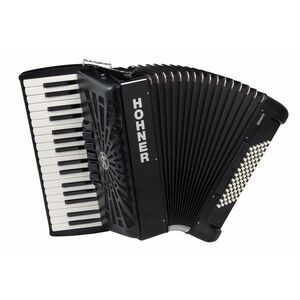 Hohner Bravo III 72 Black Silent Key kép