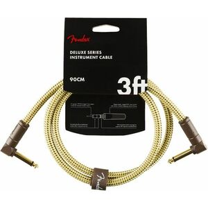 Fender Deluxe Series 3' Instrument Cable Tweed kép