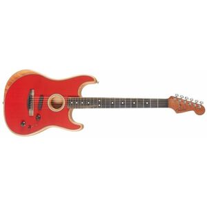 Fender Acoustasonic Stratocaster Dakota Red kép