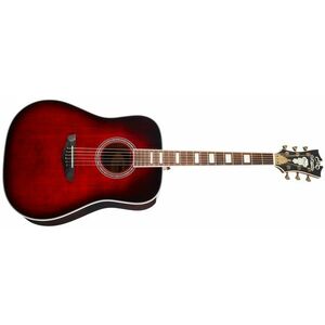 D'Angelico Premier Lexington Trans Black Cherry Burst kép