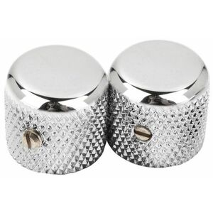 Fender Pure Vintage '52 Telecaster Knurled Knobs, Chrome kép