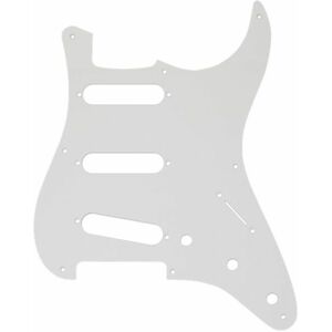 Fender Pickguard, Stratocaster S/S/S, 8-Hole Mount, White, 1-Ply kép