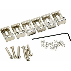 Fender American Vintage Stratocaster Bridge Saddles, Nickel kép