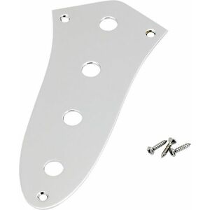 Fender Jazz Bass Control Plate, 4-Hole, Chrome kép