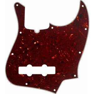 Fender Pickguard, Jazz Bass, 10-Hole Mount, Tortoise Shell, 4-Ply kép