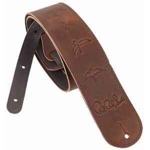 PRS Leather Birds Strap, Distressed Brown kép