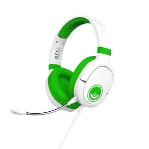 OTL Pokémon Poké ball White and Green PRO G1 Gaming Headphones kép