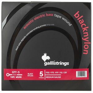 Galli BASS BLACK NYLON 5-Strings G77-5 kép