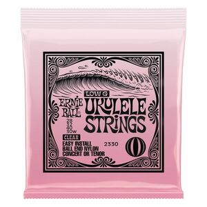 Ernie Ball Concert & Tenor Ukulele Strings Wound G Clear kép