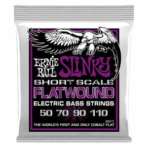 Ernie Ball 2817 Power Slinky Flatwound Short Scale 50-110 kép