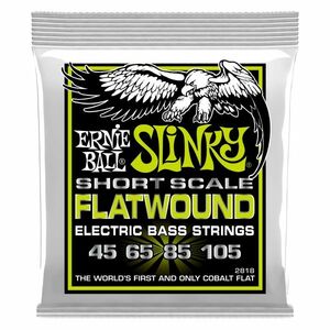 Ernie Ball 2818 Regular Slinky Flatwound Short Scale 45-105 kép