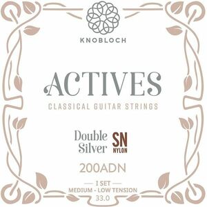 Knobloch ACTIVES Double Silver SN Nylon Low Medium-Low Tension 33.0 kép