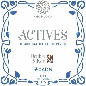 Knobloch ACTIVES Double Silver SN Nylon High 550 Tension 36.5 kép