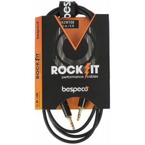 Bespeco ROCKIT Stereo Cable Jack 3, 5 TRS - Jack 3, 5 TRS 1, 5 m kép