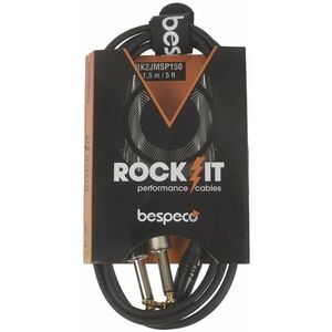 Bespeco ROCKIT Interlink Cable Jack 3, 5 TRS M 90° - 2x Jack TS 1, 5 m kép