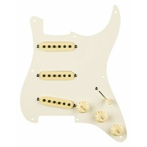 Fender Pre-Wired Strat Pickguard, Eric Johnson Signature, Parchment 8 kép