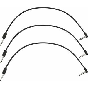 Fender Blockchain 16" Patch Cable, 3-pack, Straight/Angled kép