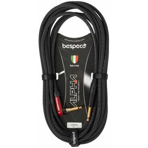 Bespeco Alpha Instrument Cable Silent Neutrik Angled 6 m kép