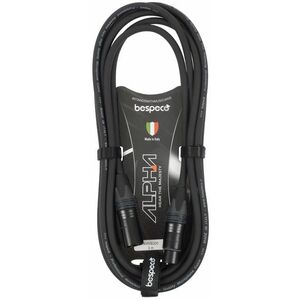 Bespeco Alpha Microphone Cable Neutrik XLR M - XLR F 3 m kép